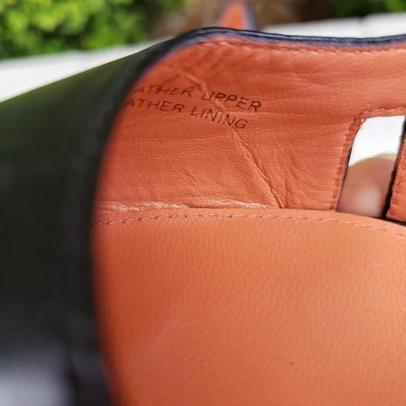 VIA SPIGA Perforated Black Pumps size 10 - Picture 8 of 10